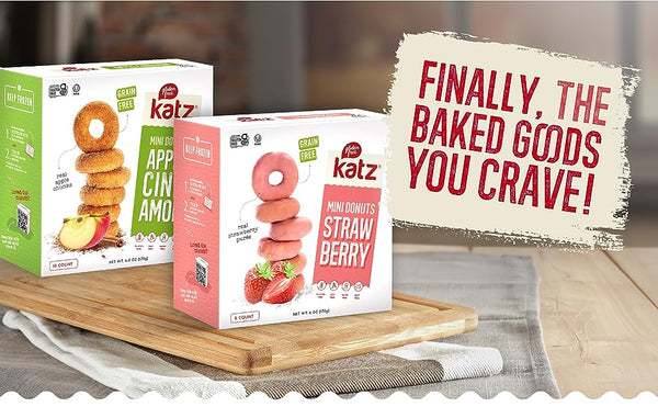 Katz Gluten Free Grain Free Mini Donuts, Strawberry - 3
