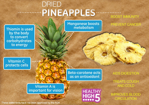 Klein's Naturals  Naturally Dried Unsweetened Pineapple Rings - 3