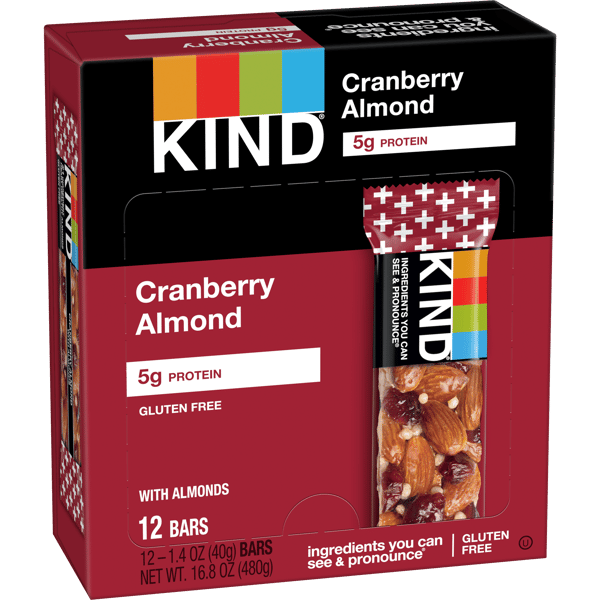 KIND Bars, Cranberry Almond - 1