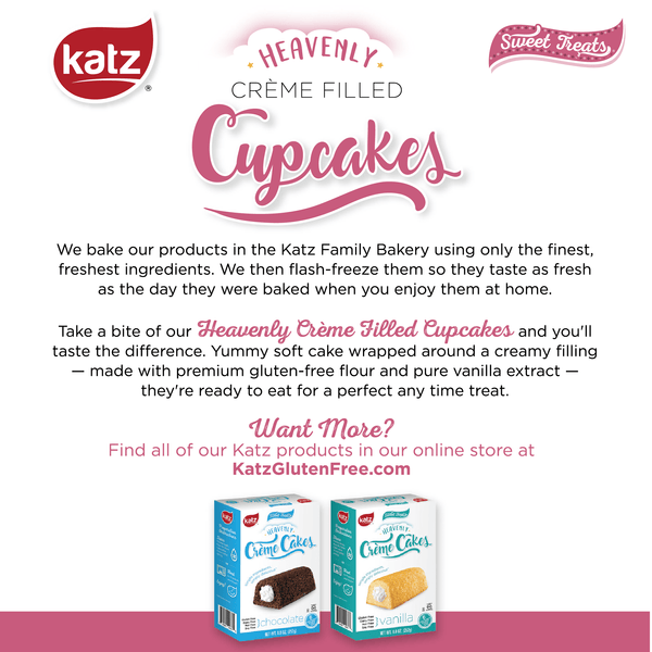 Katz Creme Filled Cupcakes, Chocolate - 8
