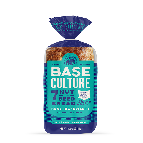 Base Culture Gluten Free Keto 7 Nut & Seed Bread | GlutenFreePalace