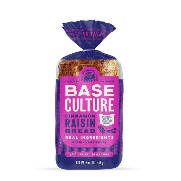 Base Culture Cinnamon Raisin Bread | GlutenFreePalace