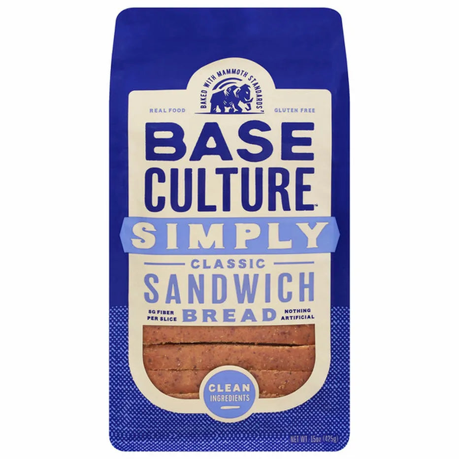 Base Culture Gluten Free Simply Classic Sandwich Bread