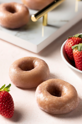 Katz Gluten Free Grain Free Mini Donuts, Strawberry - 4