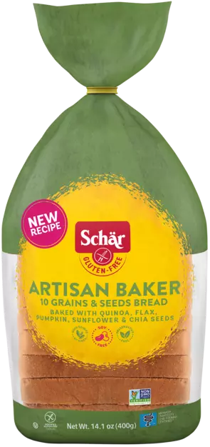 Schar Artisan Baker 10 Grain & Seeds Bread - 1