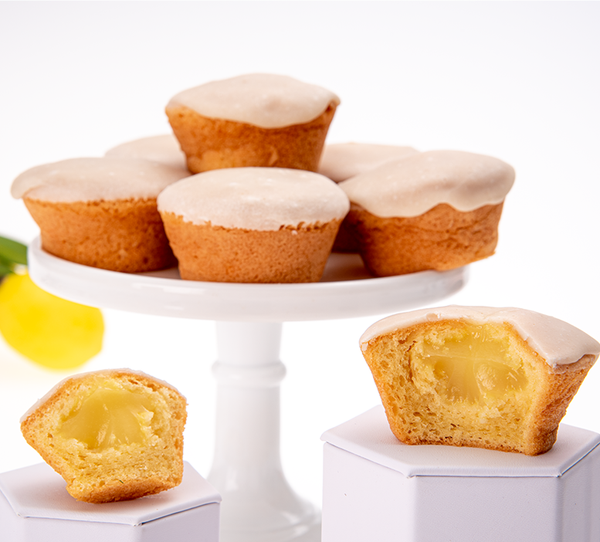 Katz Creme Filled Cupcakes, Lemon - 3