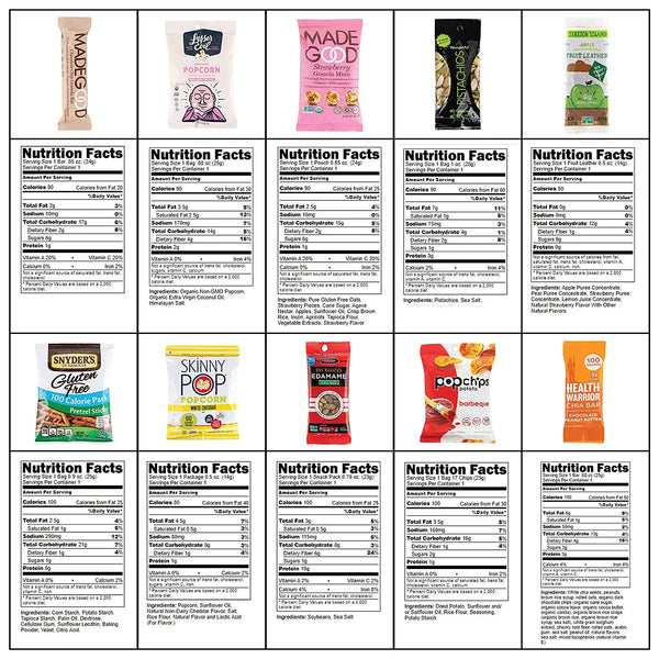 Snack Attack - LOW CALORIE Box (40 Count) - 7