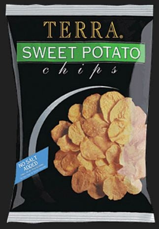 Terra Chips Sweet Potato, No Salt Added - 5oz - Case of 12 - 1