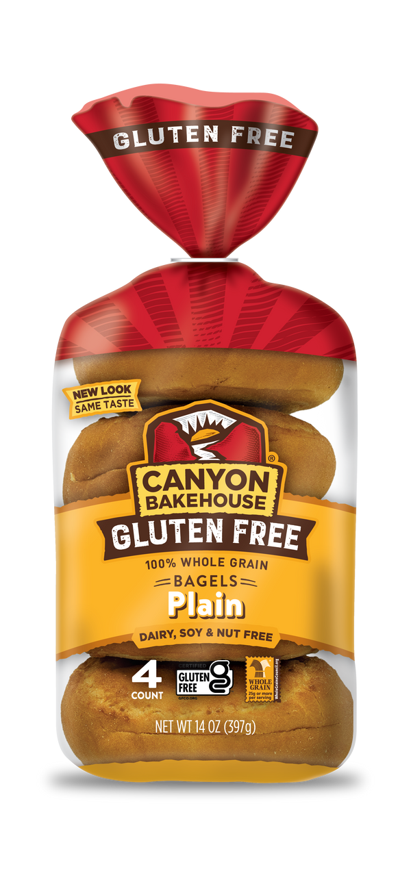Canyon Bakehouse Plain Bagels - 1