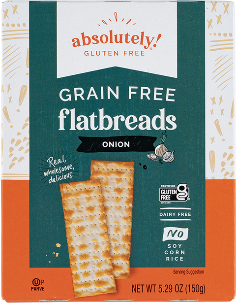 Absolutely Flatbreads, Toasted Onion - Case of 12