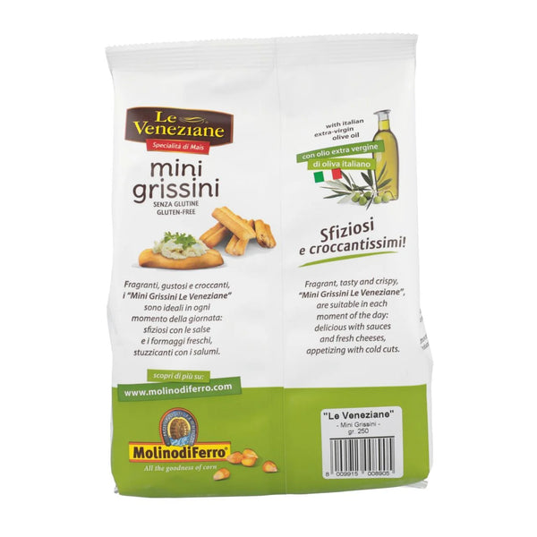 Le Veneziane Corn Breadsticks Mini Grissini - 3