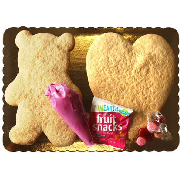 A & J Bakery Heart Cookie Decorating Kit - Extra Large Cookies - 2