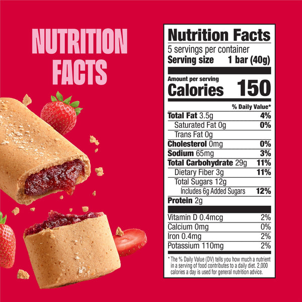 Glutino Strawberry Breakfast Bars - 3