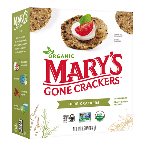 Mary's Gone Crackers, Herb (Case of 6)