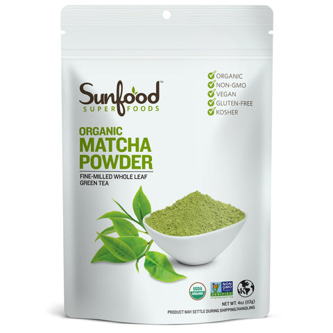 Sunfood Superfoods Matcha Powder Green Tea