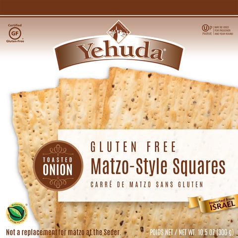 Yehuda Matzos Matzo Squares, Toasted Onion