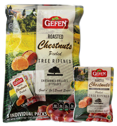 Gefen Grab N Go 5-pack Whole Chestnuts