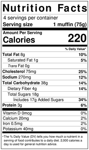 O'Doughs Muffins, Wild Blueberry - 3