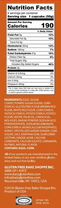 Katz Creme Filled Cupcakes - Gingerbread - 3
