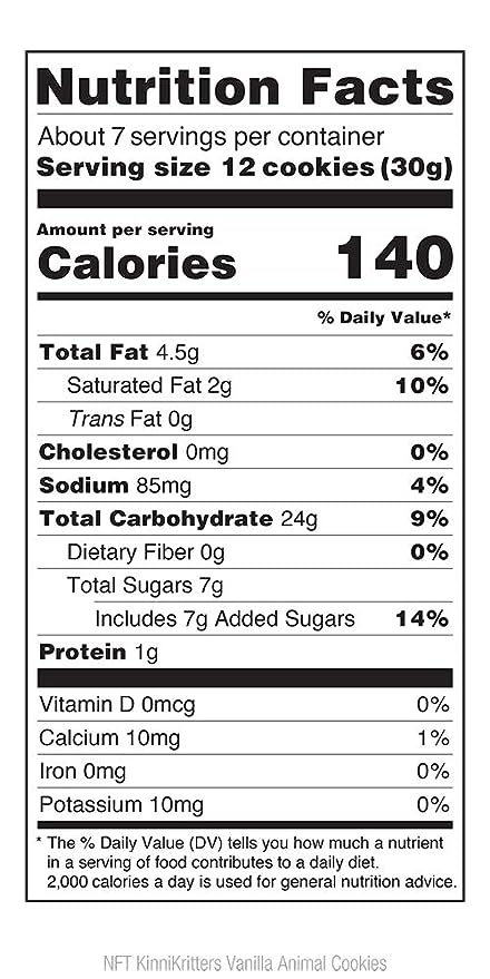 Kinnikinnick KinniKritters Animal Cookies Vanilla - 4