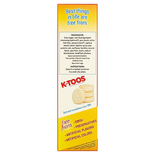 Kinnikinnick KinniToos Vanilla Sandwich Cookies - 3