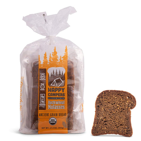 Happy Campers Gluten Free Buckwheat Molasses Bread