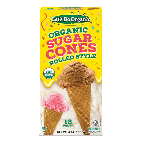 Let's Do Organic Sugar Ice Cream Cones - 1