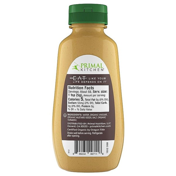 Primal Kitchen Organic Spicy Brown Mustard - 3