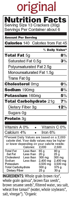 Mary's Gone Crackers Original (Case of 6) - 7