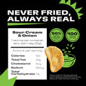 Popchips Sour Cream & Onion, 0.80 Oz Bag (Case of 24) - 5