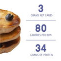 Carbonaut Gluten Free Lemon Blueberry Bagels - 6