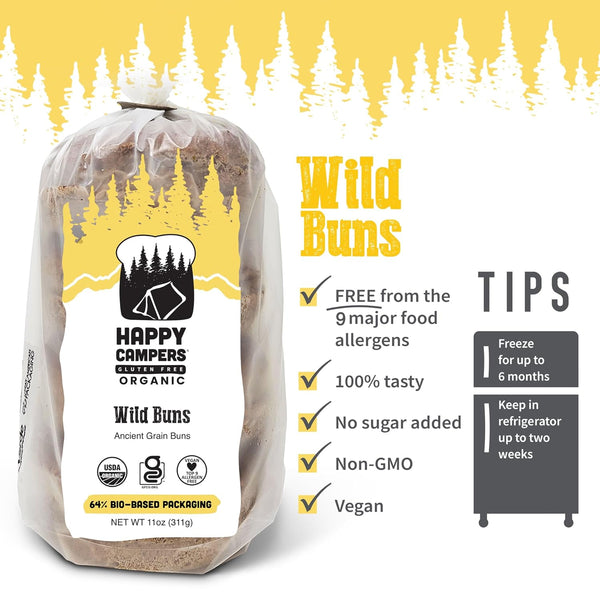 Happy Campers Gluten Free Wild Buns - 3