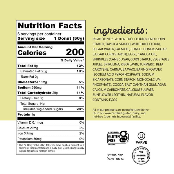 Katz Chocolate Frosted Sprinkle Donuts - 4