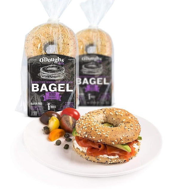 O'Doughs Bagels, Sprouted Whole Grain Flax - 3