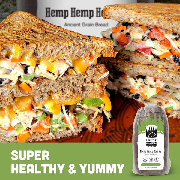 Happy Campers Gluten Free Hemp Hemp Hooray Bread - 5