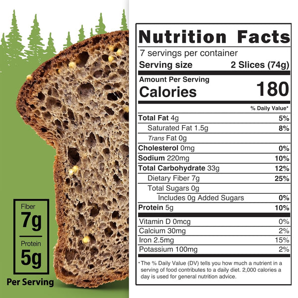 Happy Campers Gluten Free Hemp Hemp Hooray Bread - 2