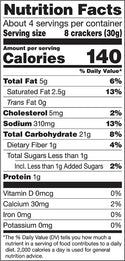 Glutino Cheddar Crackers - 4