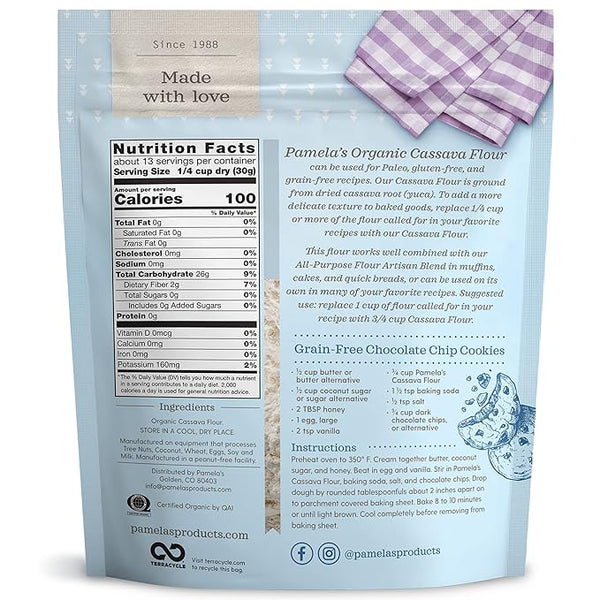 Pamela's Organic Cassava Flour [6 Pack] - 4