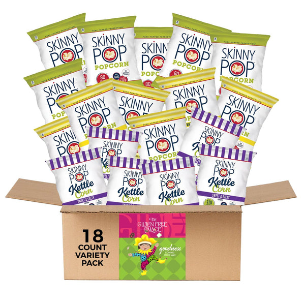 Skinny Pop Popcorn Variety Pack - 18 Pack - 1