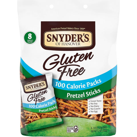 Snyder's of Hanover Pretzel Sticks - 8 Single Packs - Case of 6