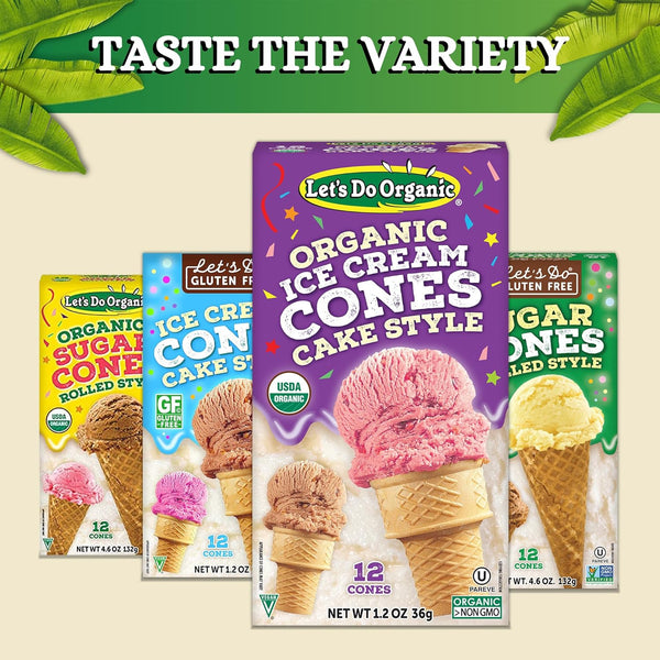 Let's Do Organic Ice Cream Cones - 6