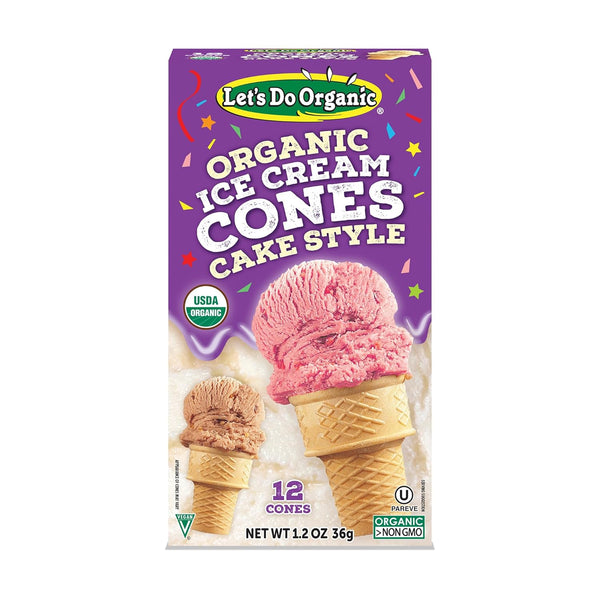 Let's Do Organic Ice Cream Cones - 1