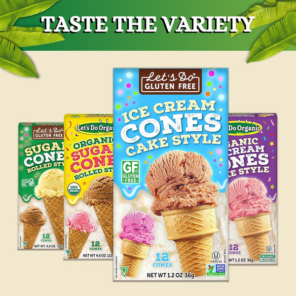 Let's Do Gluten Free Ice Cream Cones - 5