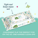 Seventh Generation Free & Clear Baby Wipes - Flip Top Dispenser [Pack of 12] - 2