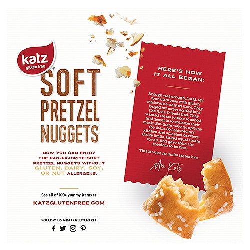 Katz Gluten Free Soft Pretzel Nuggets - 6