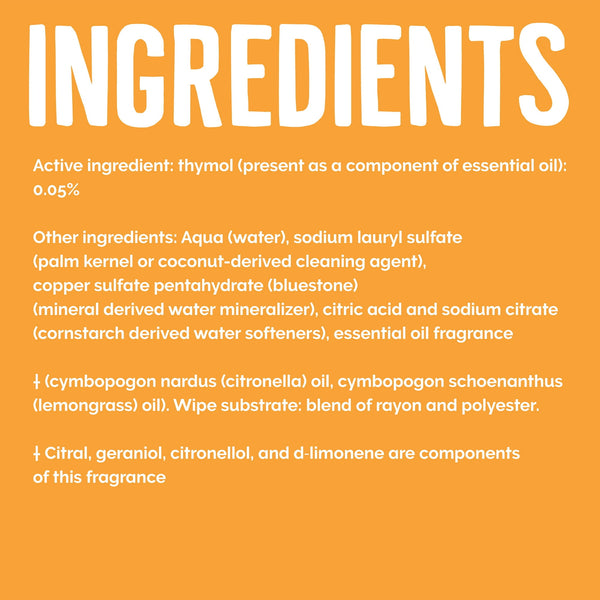 Seventh Generation Disinfecting Wipes - Lemongrass Citrus - 8
