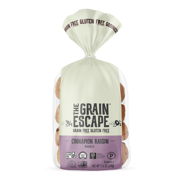 The Grain Escape Cinnamon Raisin Bagels - 1