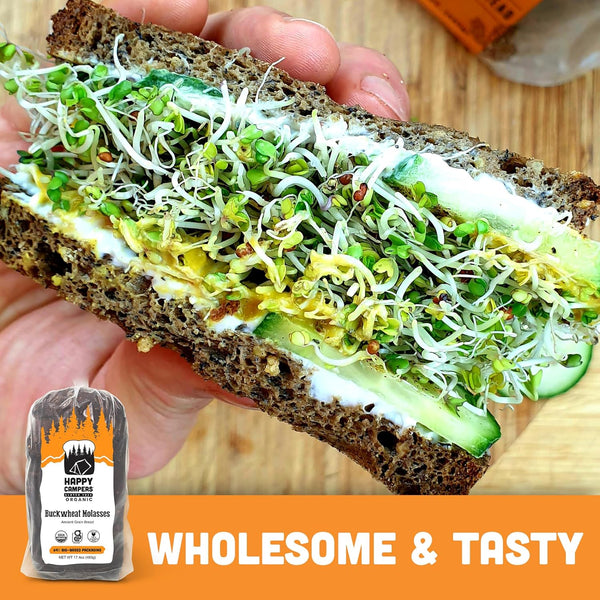 Happy Campers Gluten Free Buckwheat Molasses Bread - 5