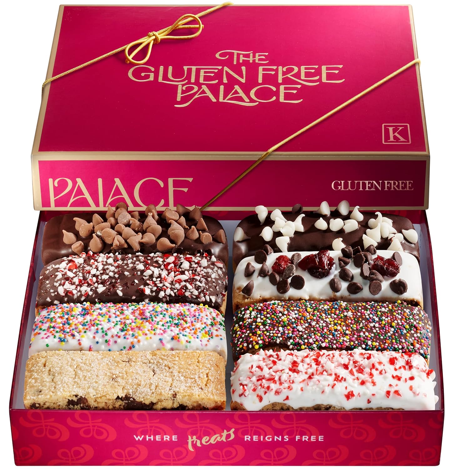 Gluten Free Palace Biscotti Gift Basket (Medium) 8 Flavor