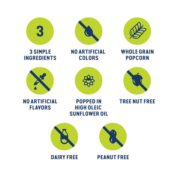 Skinny Pop Gluten Free Popcorn .65 oz bags - 28 per Box - 6